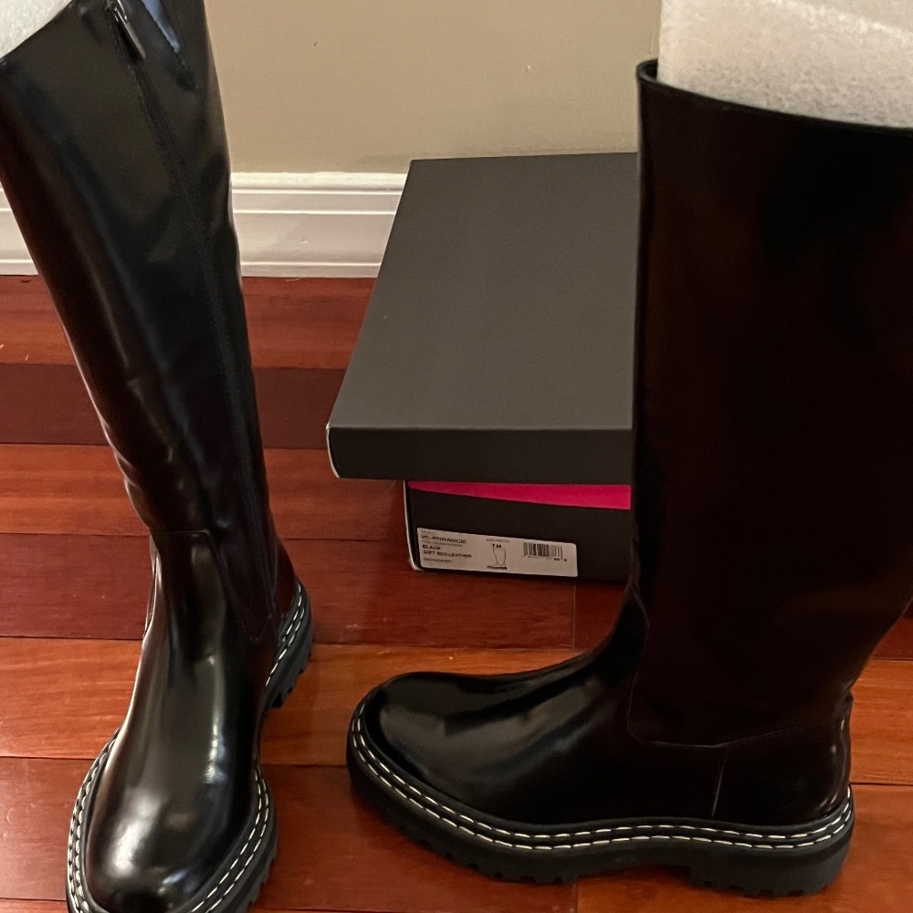 Brand New Vince Camuto Phrancie Lug-Sole Boots